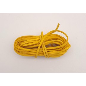 Çanta Aksesuar 5 metre Hardal Nubuk Deri İp No:19