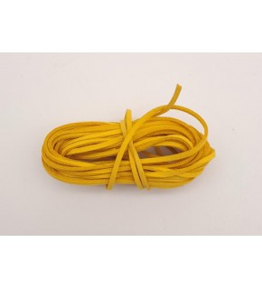 Çanta Aksesuar 5 metre Hardal Nubuk Deri İp No:19