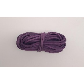 Çanta Aksesuar 5 metre Mor Nubuk Deri İp No:11