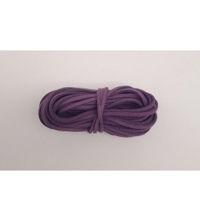 Çanta Aksesuar 5 metre Mor Nubuk Deri İp No:11