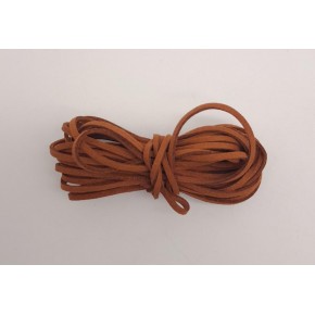 Çanta Aksesuar 5 metre Taba Nubuk Deri İp No:12