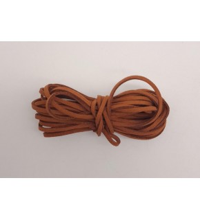 Çanta Aksesuar 5 metre Taba Nubuk Deri İp No:12