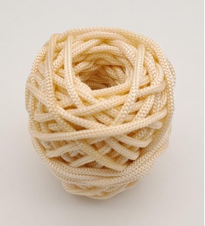 Çanta Aksesuar 5 mm Krem Renk Polyester Makrome