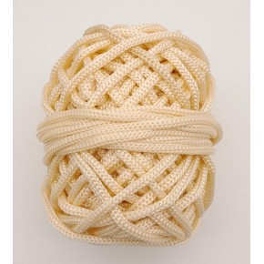 Çanta Aksesuar 5 mm Krem Renk Polyester Makrome