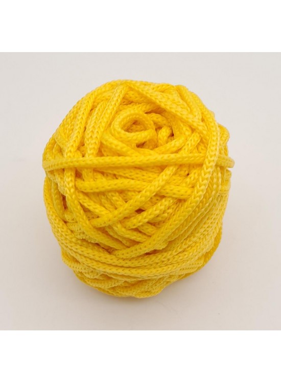 Çanta Aksesuar 5 mm Sarı Renk Polyester Makrome Çanta Aksesuar 5 mm Sarı Renk Polyester Makrome
