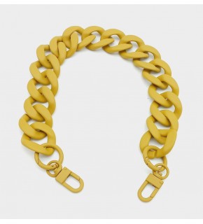 Çanta Aksesuar 50x3.3 cm Hardal Renk Buzlu (Mat) Zincir