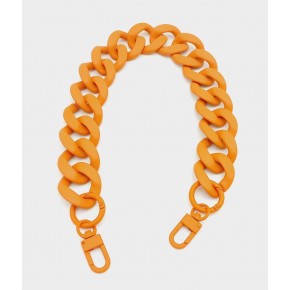 Çanta Aksesuar 50x3.3 cm Turuncu Renk Buzlu (Mat) Zincir