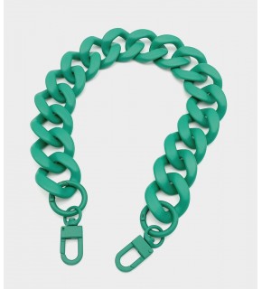 Çanta Aksesuar 50x3.3 cm Yeşil Renk Buzlu (Mat) Zincir