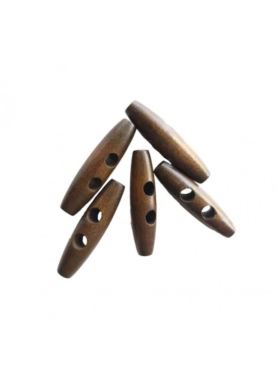 Çanta Aksesuar 5Li Ahşap Çoban Düğme 3 Cm Haki Çanta Aksesuar 5Li Ahşap Çoban Düğme 3 Cm Haki