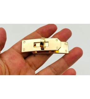 Çanta Aksesuar 6 Cm Light Gold Geçmeli Kilit