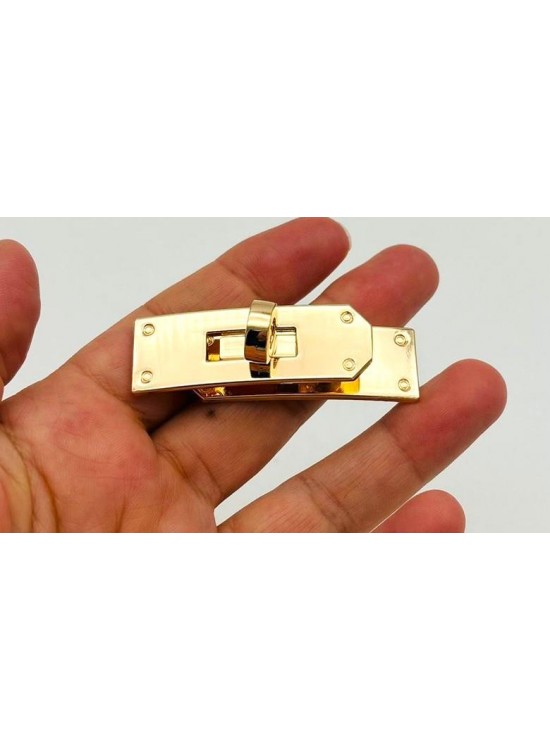 Çanta Aksesuar 6 Cm Light Gold Geçmeli Kilit