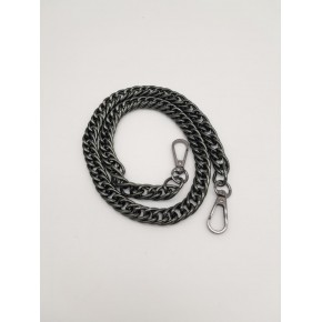 Çanta Aksesuar 60 cm Füme Renk Kancalı Çift Halkalı Çanta Zinciri