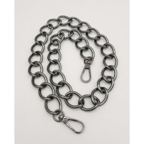 Çanta Aksesuar 60 cm Füme Renk Kancalı Geniş Çanta Zinciri