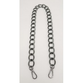 Çanta Aksesuar 60 cm Füme Renk Kancalı Geniş Çanta Zinciri