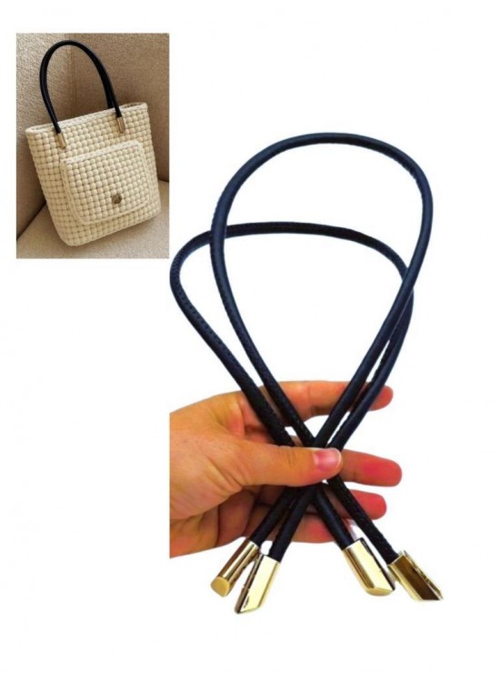 Çanta Aksesuar 60 cm Lacivert Renk Trend Model Çift Çanta Sapı Çanta Aksesuar 60 cm Lacivert Renk Trend Model Çift Çanta Sapı