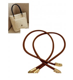 Çanta Aksesuar 60 cm Taba Renk Trend Model Çift Çanta Sapı