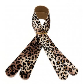 Çanta Aksesuar 60x3 cm Suni Deri Leopar Renk Çift Çanta Sapı