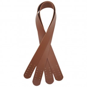 Çanta Aksesuar 60x3 cm Suni Deri Taba Renk Çift Sap