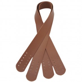 Çanta Aksesuar 60x3 cm Suni Deri Taba Renk Çift Sap