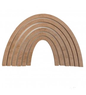 Çanta Aksesuar 6Lı Gökkuşağı Mdf