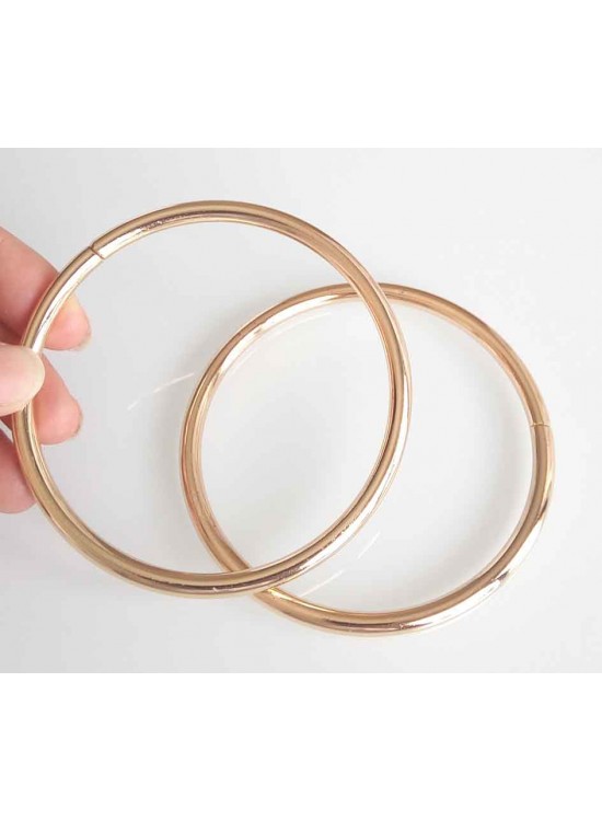 Çanta Aksesuar 7 Cm Light Gold Renk Metal Çanta Sapı, Halka