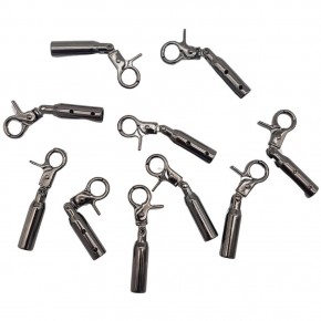 Çanta Aksesuar 7 mm Kancalı Kovan Füme Renk 10 Adet