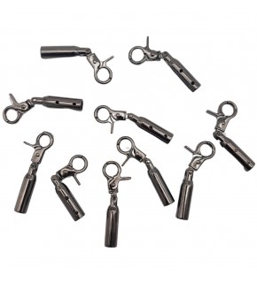 Çanta Aksesuar 7 mm Kancalı Kovan Füme Renk 10 Adet