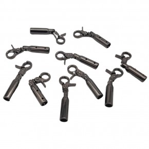 Çanta Aksesuar 7 mm Kancalı Kovan Füme Renk 10 Adet