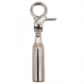 Çanta Aksesuar 7 mm Kancalı Kovan Gümüş Renk 1 Adet