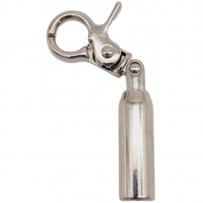 Çanta Aksesuar 7 mm Kancalı Kovan Gümüş Renk 1 Adet