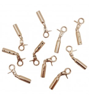 Çanta Aksesuar 7 mm Kancalı Kovan Light Gold Renk 10 Adet