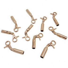 Çanta Aksesuar 7 mm Kancalı Kovan Light Gold Renk 10 Adet