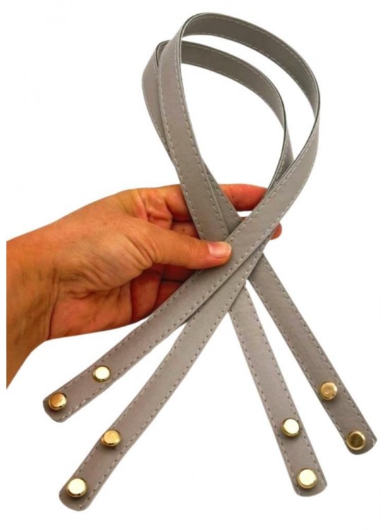 Çanta Aksesuar 70x1.8 cm Suni Deri Açık Gri Renk Vidalı Çanta Sapı Çanta Aksesuar 70x1.8 cm Suni Deri Açık Gri Renk Vidalı Çanta Sapı
