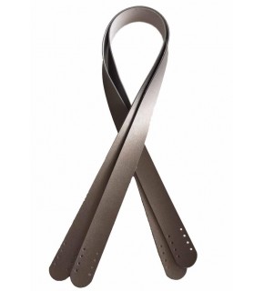 Çanta Aksesuar 70X2.4 Cm, Tek Kat Suni Deri Gri Renk Çift Sap