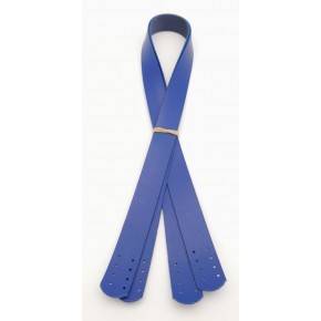 Çanta Aksesuar 70x2.4 cm Tek Kat Suni Deri Mavi Renk Çift Sap