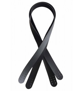 Çanta Aksesuar 70X2.4 Cm, Tek Kat Suni Deri Siyah Renk Çift Sap