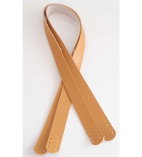 Çanta Aksesuar 70X2.5 Cm, Hardal Suni Deri Çanta Sapı