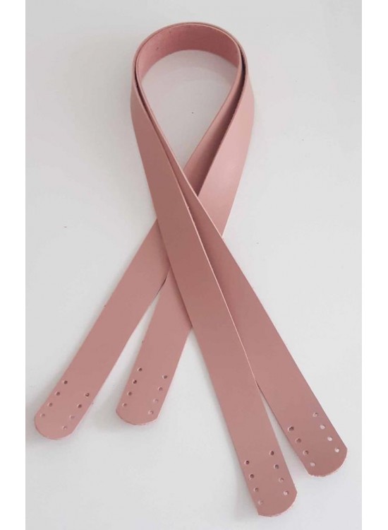 Çanta Aksesuar 70X2.5 Cm, Pudra Renk  Suni Deri Çanta Sapı
