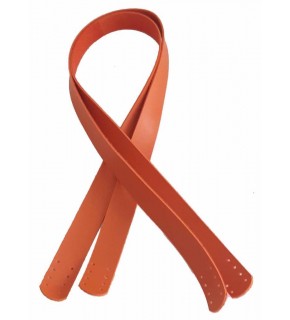 Çanta Aksesuar 70X2.5 Cm, Turuncu Suni Deri Çanta Sapı