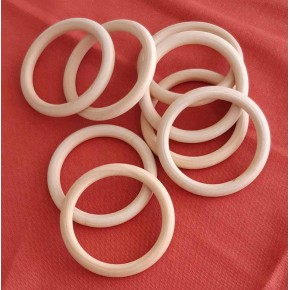 Çanta Aksesuar 8.5 Cm Ahşap Halka