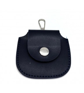 Çanta Aksesuar 8.5x8 cm cm Lacivert Renk Kancalı Suni Deri Cep