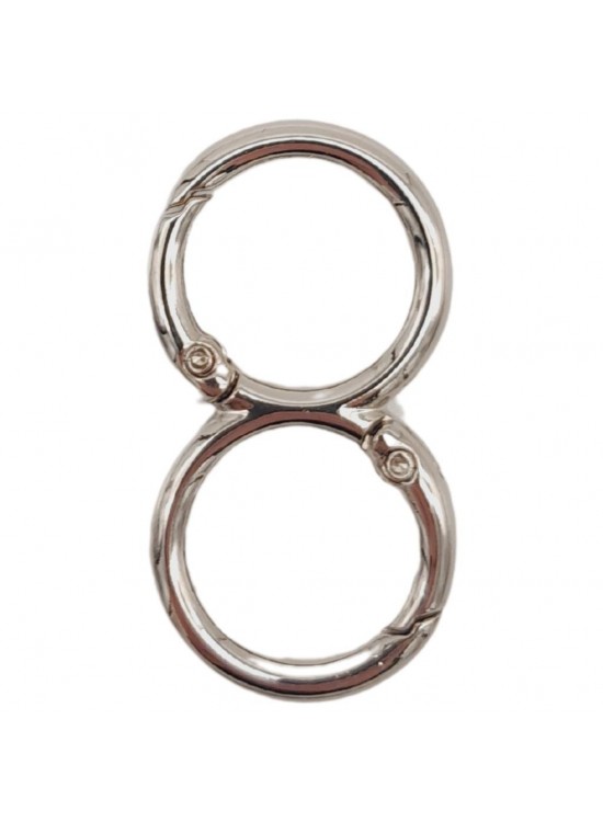 Çanta Aksesuar 8 Model Gümüş Renk Yaylı Halka 1 Adet