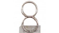 Çanta Aksesuar 8 Model Gümüş Renk Yaylı Halka 1 Adet