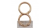 Çanta Aksesuar 8 Model Light Gold Renk Yaylı Halka 1 Adet