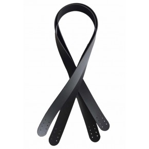 Çanta Aksesuar 80X2.4 Cm, Tek Kat Suni Deri Siyah Renk Çift Sap