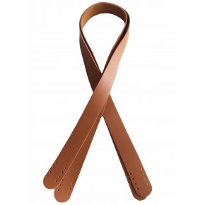 Çanta Aksesuar 80X2.4 Cm, Tek Kat Suni Deri Taba Renk Çift Sap