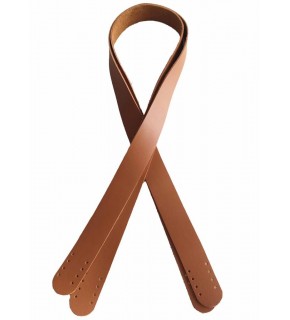 Çanta Aksesuar 80X2.4 Cm, Tek Kat Suni Deri Taba Renk Çift Sap