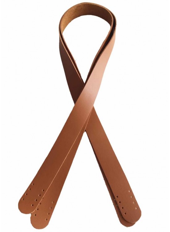 Çanta Aksesuar 80X2.4 Cm, Tek Kat Suni Deri Taba Renk Çift Sap Çanta Aksesuar 80X2.4 Cm, Tek Kat Suni Deri Taba Renk Çift Sap