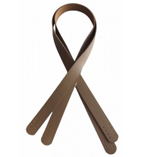 Çanta Aksesuar 80X2.4 Cm, Tek Kat Suni Deri Vizon Renk Çift Sap