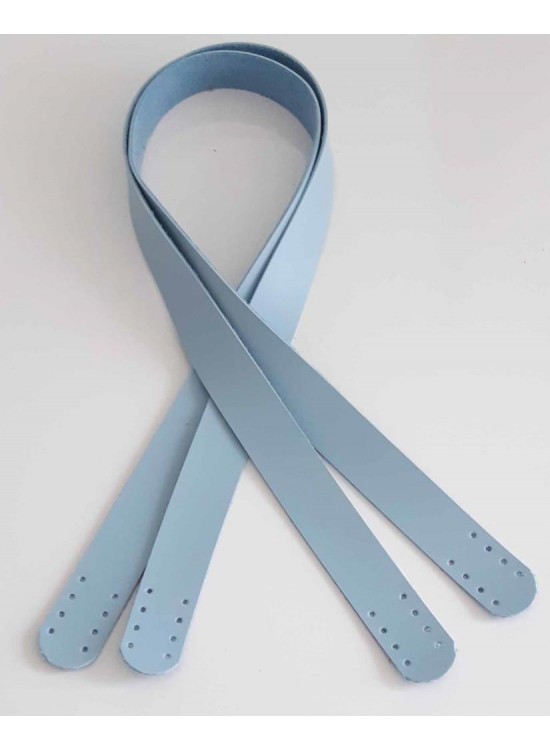 Çanta Aksesuar 80X2.5 Cm, Bebe Mavi Suni Deri Çanta Sapı